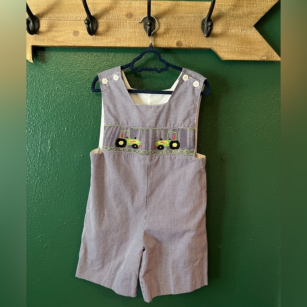 4t Tractor Smocking Overalls